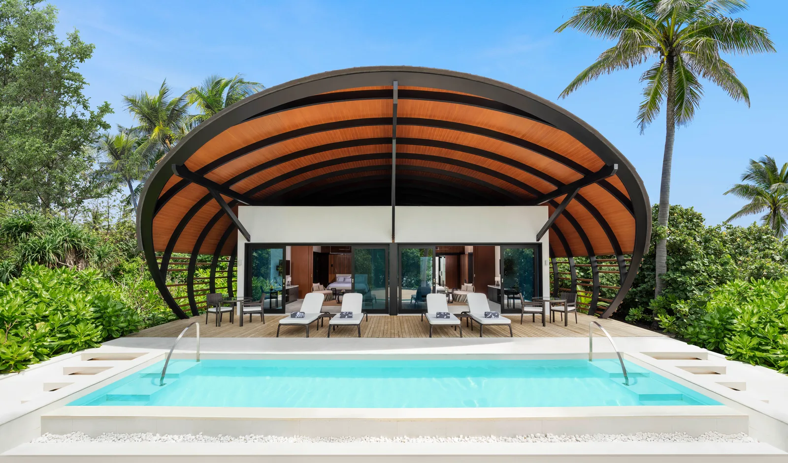 Two Bedroom Beach Villa Pool
